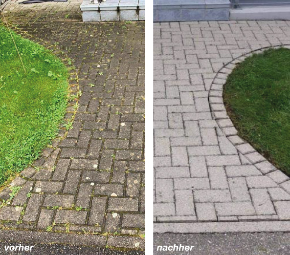 Gehwegreinigung 